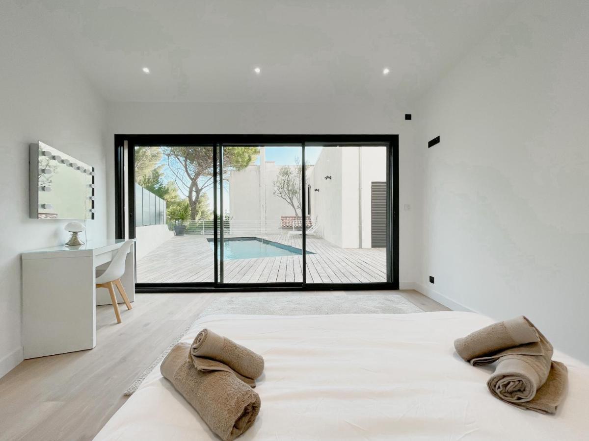 Villa Marine - 10 Pers - Centre Cassis - Piscine Exterior foto